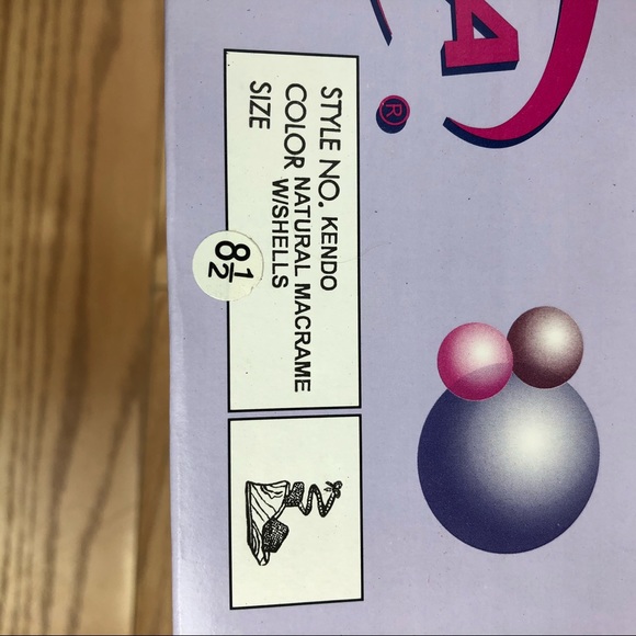 SODA Kendo Natural Macrame Shells Platform Sandal - Picture 11 of 12